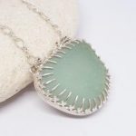 Seafoam Sea Glass Necklace