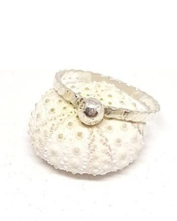 Sterling Silver Bead Ring
