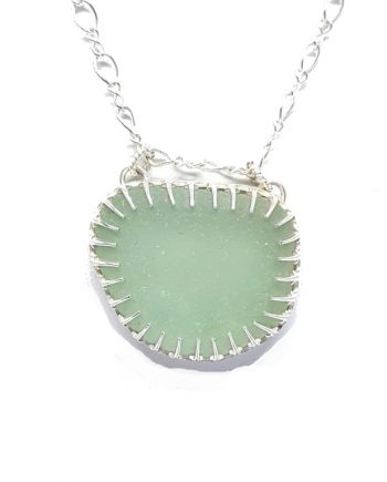 Seafoam Sea Glass Necklace
