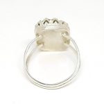 Emerald Green Sea Glass Ring - Queen Collection