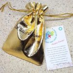 Light Aqua Nugget Sea Glass Necklace - Gold
