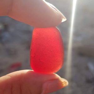 Rare sea glass