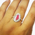 Red Sea Glass Ring - Caviar Collection