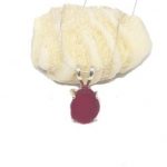 Red Sea Glass - Prong Setting Necklace