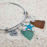 Aruba Sea Glass Bangle Bracelet
