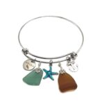 Aruba Sea Glass Bangle Bracelet