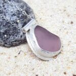 Lavender Sea Glass Necklace