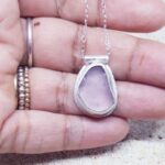 Lavender Sea Glass Necklace