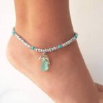 Sea Glass Anklet Bracelet