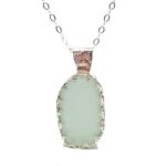 Sea Foam Sea Glass Necklace Special Setting - Queen Collection