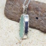 Sea Foam Sea Glass Necklace Special Setting - Queen Collection