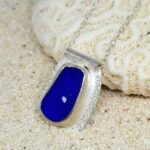 Cobalt Blue Sea Glass Necklace