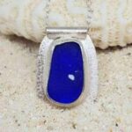 Cobalt Blue Sea Glass Necklace