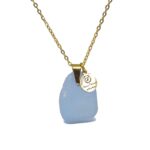 Cornflower blue Nugget Sea Glass Pendant