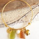 Aruba Sea Glass Bangle Bracelet