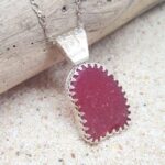Red Sea Glass Necklace Special Setting - Queen Collection