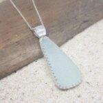 Seafoam Sea Glass Necklace - Queen Collection