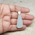 Seafoam Sea Glass Necklace - Queen Collection