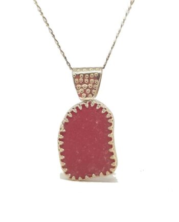 Red Sea Glass Necklace Special Setting - Queen Collection