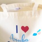 I love Aruba Sea Glass Tote Bag