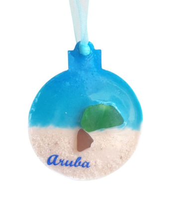 Aruba Sea Glass Ornamnets
