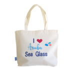 I love Aruba Sea Glass Tote Bag