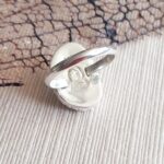 Aqua Sea Glass Ring - Size 8 - Queen Collection