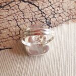 Aqua Sea Glass Ring - Size 9 - Queen Collection