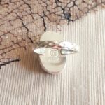 Aqua Sea Glass Ring - Size 9 - Queen Collection