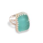 Aruba sea glass ring