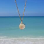 Yellow Sea Glass Marble Necklace - Kiniki Collection